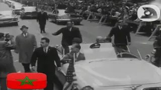 شاهد كيف استقبل الأمريكيون الحسن الثاني 1963