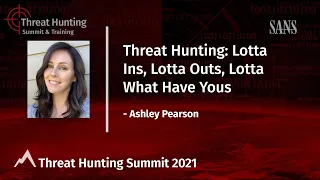 Threat Hunting: Lotta Ins, Lotta Outs, Lotta What Have Yous