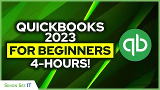 QuickBooks Desktop 2023 Training for Beginners (4+ Hours QuickBooks Tutorial Crash Course)