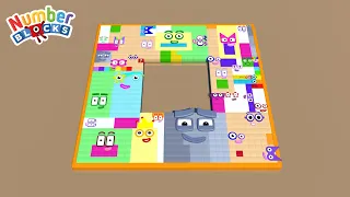 Looking for Numberblocks Puzzle Tetris 756 but Part 7 Number Patterns Sequences and Shapes