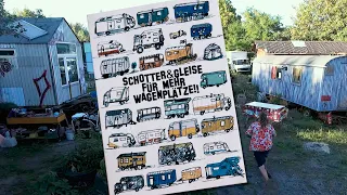 Schotter & Gleise. Alternatives Wohnen auf dem Wagenplatz. [Bauwagen][Vanlife][Gemeinschaft][Doku]