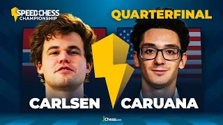 Carlsen v. Caruana | A World Chess Championship REMATCH In The Speed Chess Championship! | SCC 2022