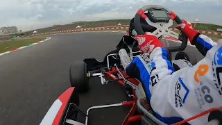 One lap with me at Franciacorta Karting track- Okn test 🔥💥