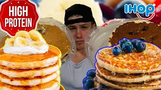 BODYBUILDER REVIEWS NEW FAST FOOD PROTEIN PANCAKES! From IHOP!