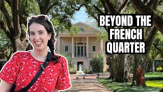 NEW ORLEANS VLOG Outside French Quarter | What To Do in City Park: Longue Vue + Botanical Garden