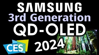 Samsung Display Unveil Third Generation QD-OLED at CES 2024