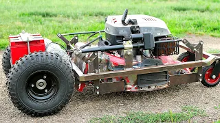 Homemade RC Hybrid Lawn Mower FPV