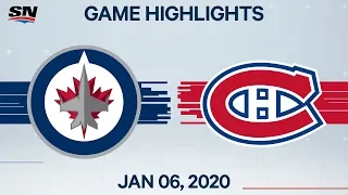 NHL Highlights | Jets vs Canadiens – Jan. 6, 2020