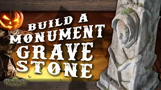 A Monumental Project!   DIY Halloween Gravestone/Tombstone