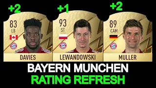 FIFA 22 BAYERN MUNCHEN RATING REFRESH FT. DAVIES, LEWANDOWSKI, MULLER