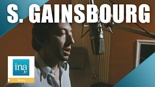 Serge Gainsbourg enregistre "Je suis venu te dire que je m'en vais" | Archive INA