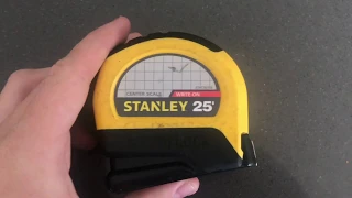 ✅  How To Use Stanley LeverLock 25 Foot Tape Measure Review