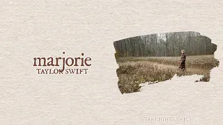 Taylor Swift - marjorie (Lyric Video) HD