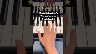 ⭐️TUTORIAL⭐️ "Mia & Sebastian's Theme" from Lalaland #shorts