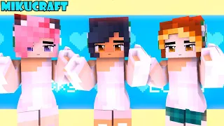 lucky lucky wedding couple aphmau kim and kc friends-  minecraft animation #shorts