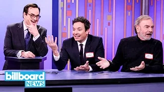 Neil Diamond is Jimmy Fallon's Worst 'Password' Partner EVER! | Billboard News