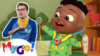 Sick Song + MORE! | @CoComelon Sign Language | MyGo! Sign Language For Kids | ASL