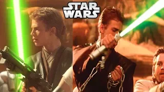 Why Anakin Was Given a GREEN Lightsaber by the Jedi - Star Wars Explained