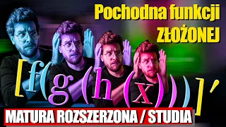 Pochodna Złożona - jak liczyć pochodną funkcji złożonej (pochodna łańcuchowa)❓