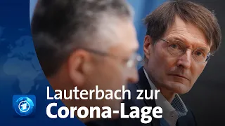 Corona-Pandemie: Lauterbach warnt vor schnellen Lockerungen