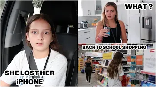 Emily lost her iPhone at the school / Back to School Shopping / Home Decor Haul | VLOG #1109