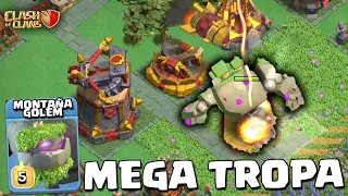 MONTAÑA GOLEM ¡NUEVA MEGA TROPA! | ACTUALIZACIÓN CLASH OF CLANS