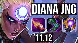 DIANA vs TRUNDLE (JUNGLE) | Rank 4 Diana, 11/2/11, Legendary | EUW Challenger | v11.12