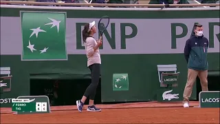 Iconic moment: Patricia-Maria Tig yelling at the French crowd