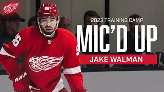 Jake Walman Mic'd Up at Red vs. White Game