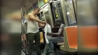 Subway Rider Gives Shirt to Homeless Man: 'It Was the Right Thing to Do'