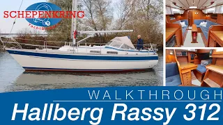 Hallberg Rassy 312 for sale | Yacht Walkthrough | @ Schepenkring Lelystad | 4K