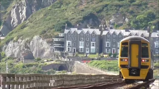 Trains along the Cambrian Coast July 2017