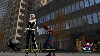 Spider Man Web of Shadows Новая Черная Кошка #22