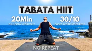 Tabata HIIT 20Min Full Body WORKOUT / Tabata 30/10 / No Equipment