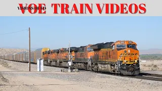 VOE Train Videos: 2022 BNSF, UP & NS Train Compilation # 57