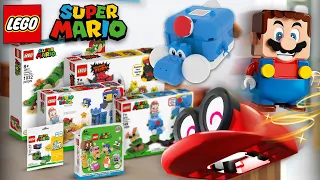 NEW LEGO Super Mario Sets AUGUST 2023! | INTERACTIVE CAPPY | Lego Mario Odyssey and Galaxy Sets!