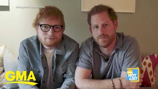 'GMA' Hot List: Prince Harry and Ed Sheeran team up to mark World Mental Health Day