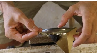 Finition - La dorure à la feuille / gold-leaf gilding