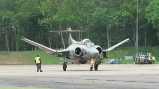 Penultimate Bruntingthorpe Cold War jets fast taxi day - May 2019