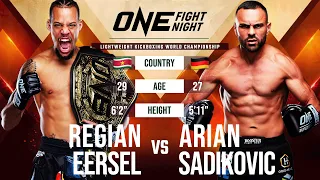 Regian Eersel vs. Arian Sadikovic | Full Fight Replay
