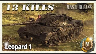 Tactical Genius at Work! Leopard 1 - World of Tanks Masterclass - 9004k - 13 Kills