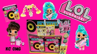 LOL Surprise Remix Hair Flip Blind Box Doll Opening Review | KC OMG | TOY REVIEW