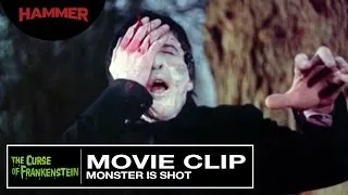 The Curse of Frankenstein / Monster is Shot (Official Clip)