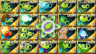 20 PEA Plants 3 Power-UP Battlez - WHich PEA Plant Will WIn? - PvZ 2 Plant vs Plant