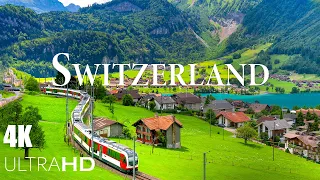 Switzerland 4K - Scenic Relaxation Film - Relaxation Film with Piano Relaxing Music