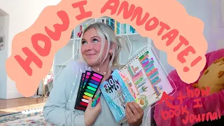 How I Annotate + Book Journal!