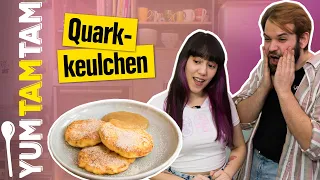 Quarkkeulchen // Mit winterlichem Apfelmus // #yumtamtam