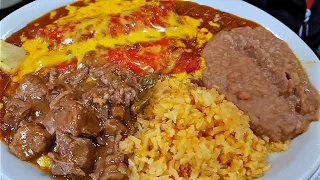 The Enchilada Dinner We Crave | Blanco Cafe Enchiladas Plate | Simply Mamá Cooks