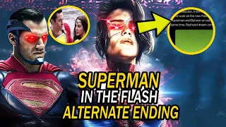 Henry Cavill Superman In THE FLASH | The Flash Leaks ALTERNATE ENDING | Ben Affleck ISN'T DONE