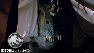 Der T-Rex greift das Camp an in 4K HDR | Jurassic World